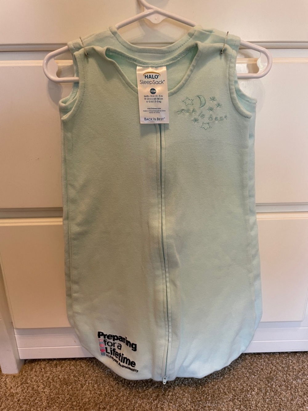 HALO SleepSack Sleeveless Sleep Sacks in Mint (set of two)